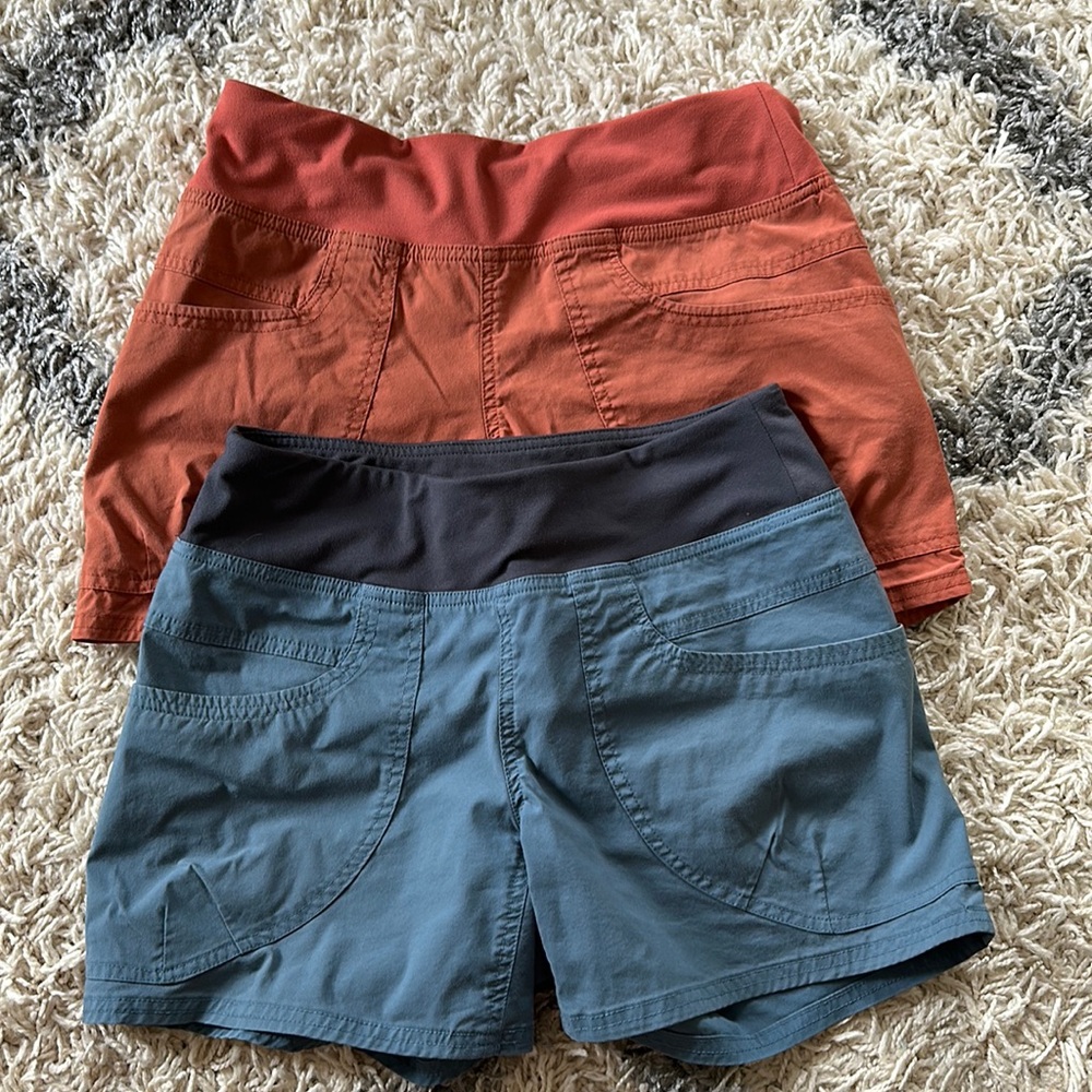 Two pairs of Prana Breathe shorts